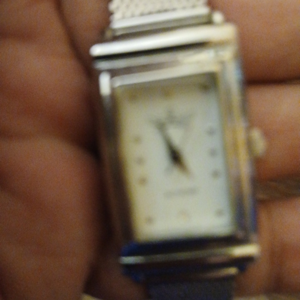 Silver Rectangular Watch - image 1
